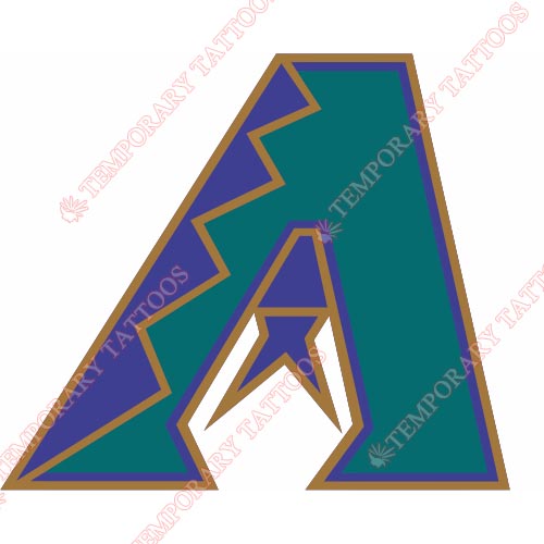 Arizona Diamondbacks Customize Temporary Tattoos Stickers NO.1381